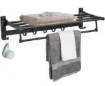 Aluminum Folding Towel Rack For Bathroom - Image 5