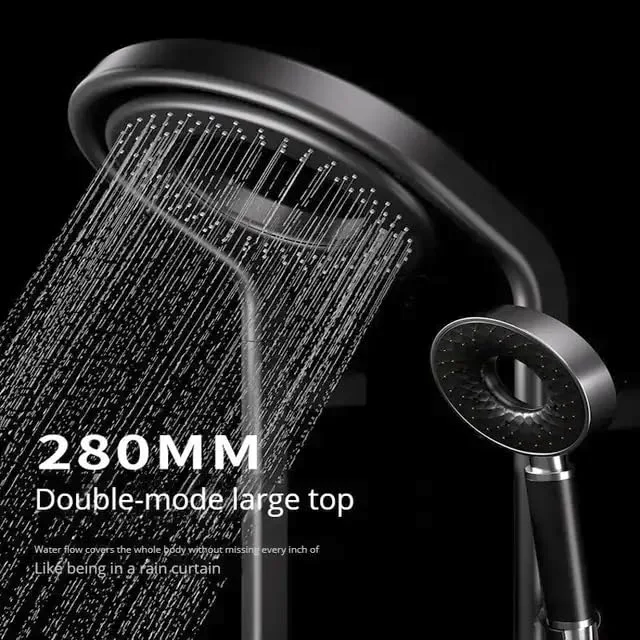 Shower Panel - Vortex with Hydropowered LED Light + Digital Display & 3 Water Functions - Image 5