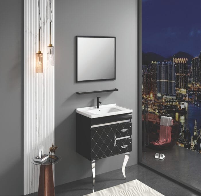 black vanity