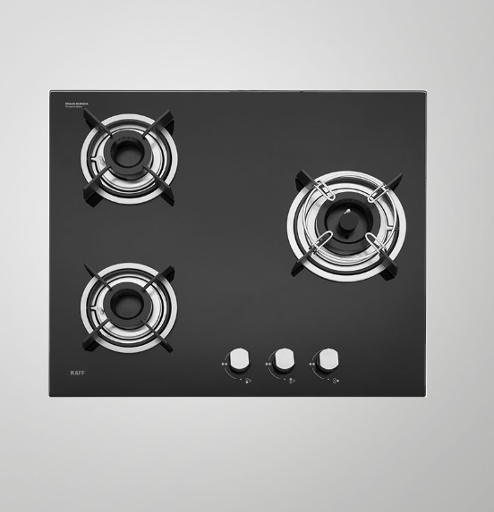 Screenshot 2025-09-20 151814 Kaff HBR 603 3-Burner Built-in Hob | Toughened Glass | Auto Ignition | Heavy Duty Brass Burners - Image 1