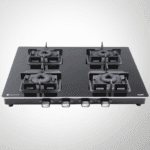 Kaff CTQ 63 4-Burner Toughened Glass Gas Hob | Auto Ignition