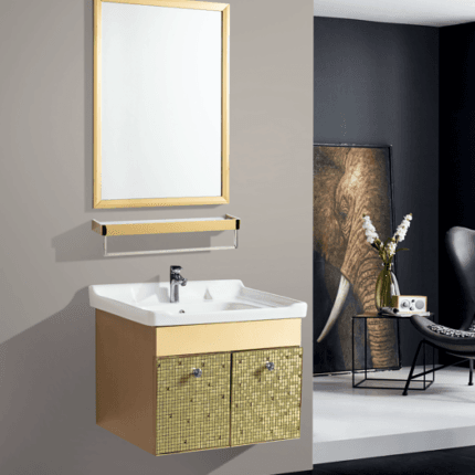 “Golden 600mm Stainless Steel 304 Grade Vanity – Miglani Hardware”