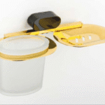 Premium 304 Grade Stainless Steel Tumbler Holder with Soap Dish (Gold and Rose Gold)