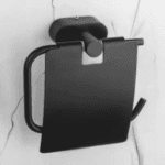 304 Grade Stainless Steel Tissue Paper Holder – Black & Silver