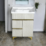 Premium Plywood Bathroom Vanity with Wash Basin | Waterproof & Termite-Proof | 24x18 Inch