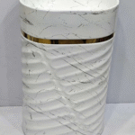 J300 59G Marble Pedestal Wash Basin – Premium Designer Bathroom Basin