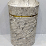 J300 21G Marble Pedestal Wash Basin – Premium Designer Bathroom Basin