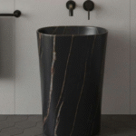 J100 41BM Marble Pedestal Wash Basin – Premium Designer Bathroom Basin