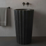Proton 19M Luxury Marble Pedestal Basin for Modern Bathrooms
