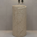 Cruze 46M Luxury Marble Pedestal Basin for Modern Bathrooms