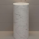 Cruze 59G Luxury Marble Pedestal Basin for Modern Bathrooms