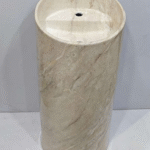 Motto 69G Luxury Marble Pedestal Basin for Modern Bathrooms