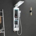 Luxury Chrome Shower Panel for Bathroom with Multi-Function Jets