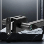 DC-4010 Slim Profile Smart Door Lock | Fingerprint, Password, RFID & Key Unlock