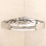 Luxury Chrome Stainless Steel 304 Corner Shelf – Bathroom & Kitchen Storage