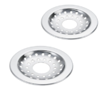 2Pcs Stainless Steel Round Floor Drainer with Hole | Floor Drainer for Bathroom 5 Inches with Hole| Bathroom Floor Jali | Floor Trap Jali | Bathroom Drain Jali with Hole